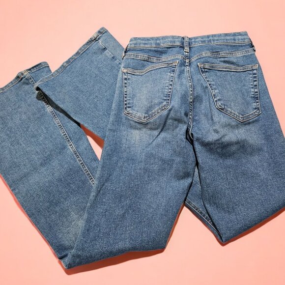 Topshop Womens Jamie Jeans 28 US 6 Stretch Mid Rise Flare Denim - Picture 1 of 5